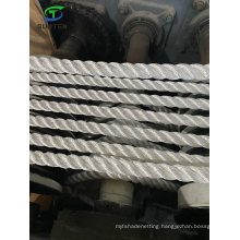 Factory Price 3 Strand White Polyester/Nylon/Sythetic/Marine/Mooring/Packing/Lifting/Twist/Twisted Cargo Net Rope